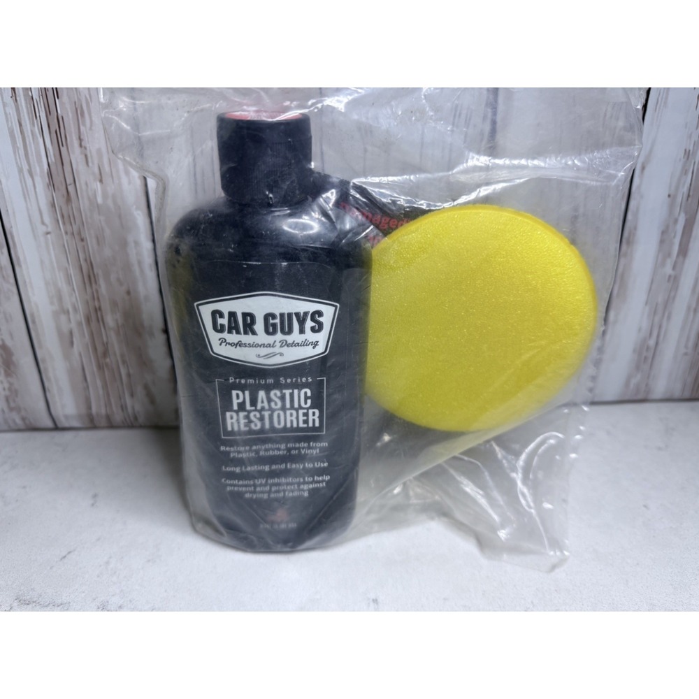 CAR GUYS Plastic Restorer Bring Plastic, Rubber, and Vinyl Back to Life 8 Oz